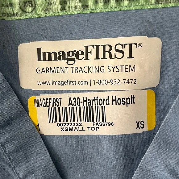 NWT Set of Scrubs light Blue top and bottom sz XS Fashion Seal Healthcare - Picture 4 of 13